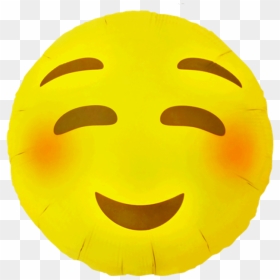 Emoji Blushing , Pakket - Balloon, HD Png Download - blushing emoji png