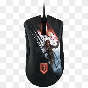 Razer Tomb Raider Mouse, HD Png Download - rise of the tomb raider png