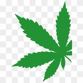 Vector Marijuana Leaf Silhouette, HD Png Download - hemp leaf png