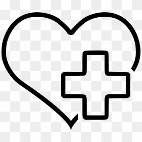 Health Care Medical Comments - Heart With Medical Symbol, HD Png Download - medical cross png