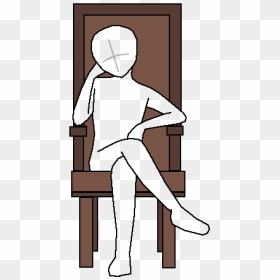 Transparent Throne Chair Png - Base Sitting In Chair, Png Download - throne chair png