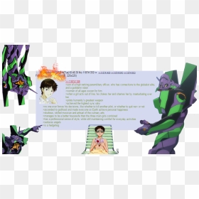 Evangelion Fanfiction Dead Shinji, HD Png Download - shinji ikari png