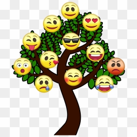 Tree Smiley Tree Of Life Free Photo - Life Emoticon, HD Png Download - cry laugh emoji png
