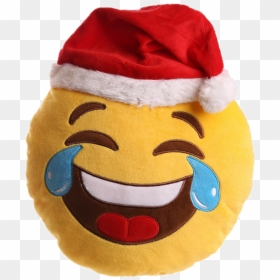 Emoji Navidad Risa Sticker By Pablo Calvo - Lol Christmas Emoji, HD Png Download - cry laugh emoji png