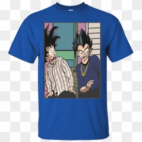 Image 639px Goku And Vegeta Shirt, Friday The Movie - T Shirt Goku Vs Frieza, HD Png Download - goku and vegeta png