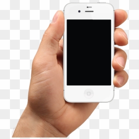 Mobile Phone, HD Png Download - iphone hand png