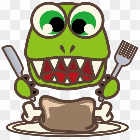 Dinosaur Meal Clipart - Cartoon, HD Png Download - happy meal png