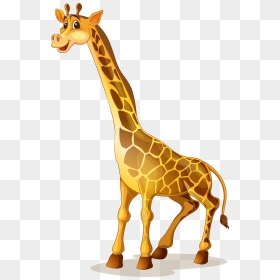 Giraffe Cartoon Illustration Free Download Png Hq Clipart - Giraffe Cliparts, Transparent Png - baby giraffe png