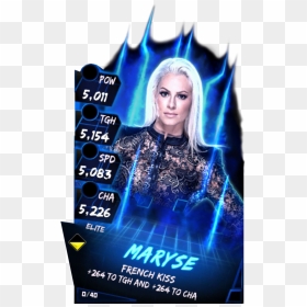 Supercard Maryse S3 Elite Fusion - Wwe Supercard Maryse, HD Png Download - maryse png