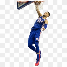 Transparent Ben Simmons Dunking, HD Png Download - joel embiid png