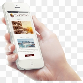Image Description - Iphone, HD Png Download - iphone hand png