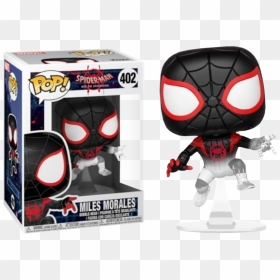 Spider Man Into The Spider Verse Funko Pop, HD Png Download - miles morales png