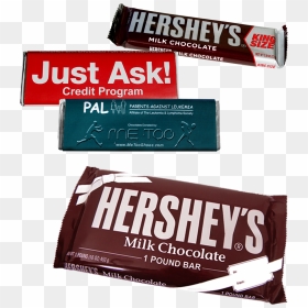 Custom Wrapped Kingsize, One Pound And Five Pound Bars - Hershey Chocolate Bar, HD Png Download - hershey bar png