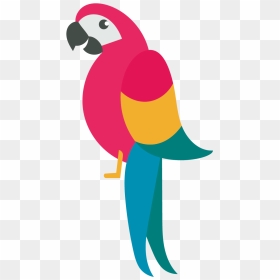 Drawing Parrot Transparent & Png Clipart Free Download - Cute Drawings Of Birds, Png Download - parakeet png