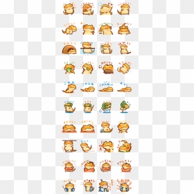 Beardie Sticker - Cute Bearded Dragon Cartoon, HD Png Download - bearded dragon png