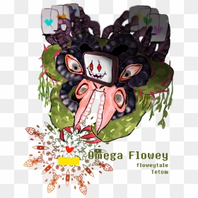 Transparent Undertale Flowey Png - Omega Mettaton Neo, Png Download - undertale flowey png