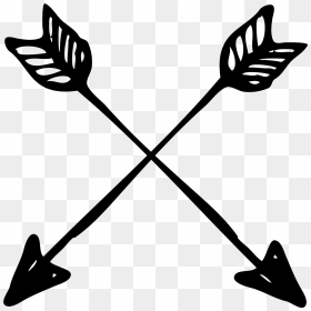 Lacrosse Clipart Vector - Northsouth East And West Drawing, HD Png Download - crossed arrows png