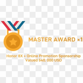 Master Award X1 - Orange, HD Png Download - winner ribbon png