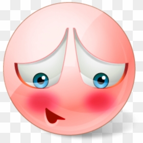 Png Download , Png Download - Red Faced Embarrassed Emoji, Transparent Png - blushing emoji png