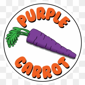 Carrot Clipart Thick - Purple Carrot Clipart, HD Png Download - carrot clipart png