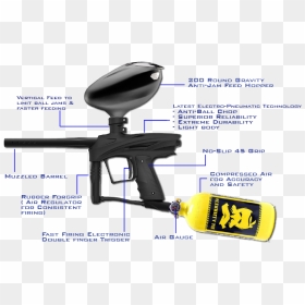 Orlando Paintball Guns, HD Png Download - paintball gun png
