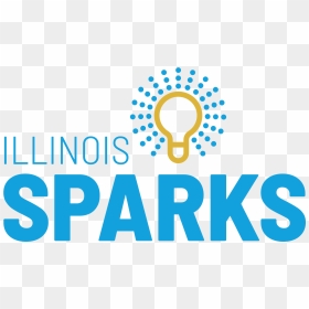 Illinios Sparks - Radial Pattern Dots, HD Png Download - electric sparks png