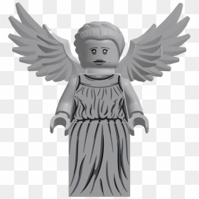 Lego Minifigures With Wings, HD Png Download - weeping angel png