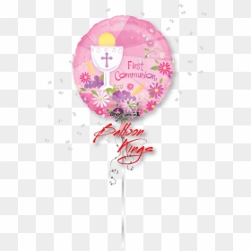 First Communion Chalice Girl - Girl Communion Balloon Clipart, HD Png Download - first communion png
