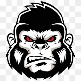 Collection Of Free Gorilla Vector Smoking - Gorilla Logo Png, Transparent Png - angry gorilla png