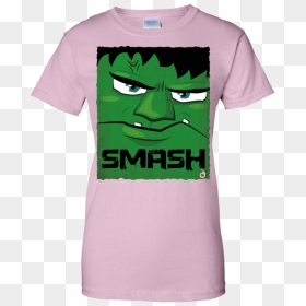 Hulk Smash Green T Shirt & Hoodie - Cartoon, HD Png Download - hulk smash png
