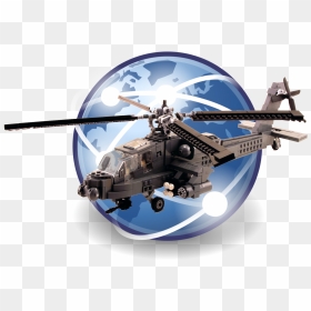 Transparent Background Blue Globe Transparent, HD Png Download - apache helicopter png