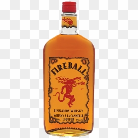 Fireball Cinnamon Whiskey 1l , Png Download - Fireball Cinnamon Whiskey 1l, Transparent Png - fireball whiskey png