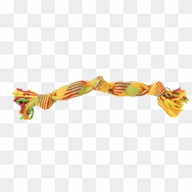 Yours Droolly Rope 3 Knot Toy Fluro - Bead, HD Png Download - rope knot png