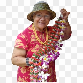 Andy - Hawaiian People Png, Transparent Png - hawaiian lei png