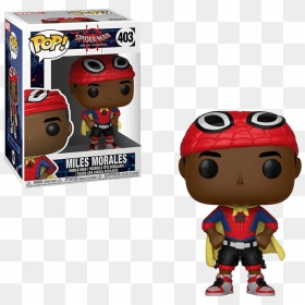 Miles Morales Into The Spider Verse Funko Pop , Png - Miles Morales Spider Man Funko Pop, Transparent Png - miles morales png