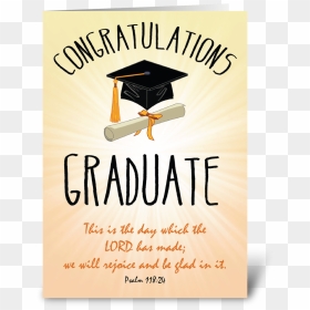 Congratulations Card For Graduation - Graduation Greeting Card Congratulations, HD Png Download - graduation diploma png