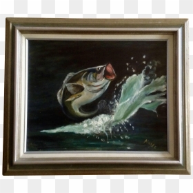Painting Of Fish Jumping Out Of The Water, HD Png Download - fish jumping out of water png