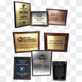 Laser Engraved Awards, HD Png Download - gold plaque png