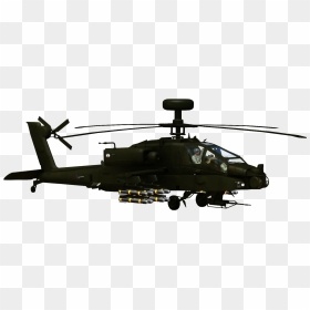 Apatcheah1-at - Helicopter Rotor, HD Png Download - apache helicopter png