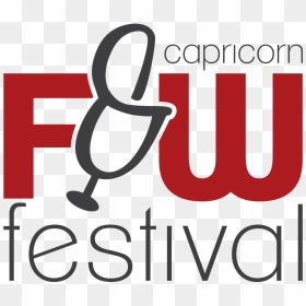 The Capricorn Food & Wine Fesitval 2018 Logo - Graphic Design, HD Png Download - capricorn png