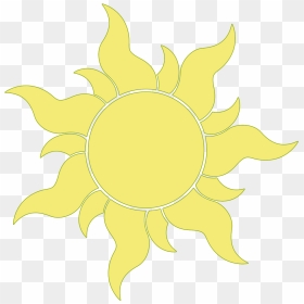 Sun Tangled Clipart - Kingdom Of Corona Symbol, HD Png Download - tangled sun png