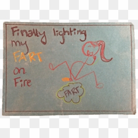 Finally Lighting My Fart On Fire - Paper, HD Png Download - burning paper png