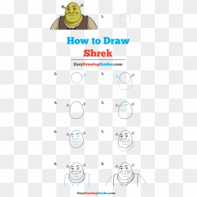 How To Draw Shrek - Draw A Chameleon Step By Step, HD Png Download - shrek ears png