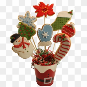 Christmas Cookie Bouquet , Png Download - Flower, Transparent Png - christmas cookie png