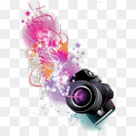 #ftestickers #watercolor #clipart #camera #abstract - Camera Png Logo Design, Transparent Png - watercolor camera png