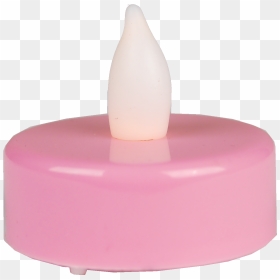 Flameless Pink Led Tealight Candles - Flame, HD Png Download - pink flames png
