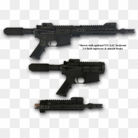 Take Down Ar Pistol - Assault Rifle, HD Png Download - ar-15 png