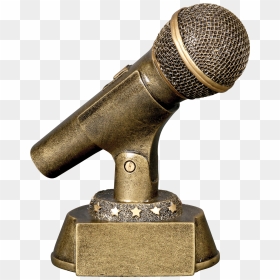 Golden Microphone Png, Transparent Png - golden microphone png