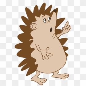 Surprised Cartoon Hedgehog Caracter - Illustration, HD Png Download - where's waldo characters png