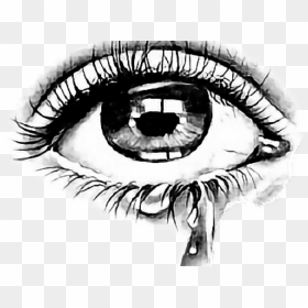 Tear Crying Eyes Quotes, HD Png Download - tear drop tattoo png